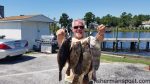 David Campbell with a stringer of flounder and a black drum he hooked in the ICW near North Myrtle Beach.