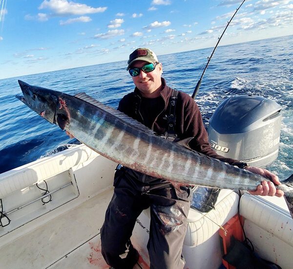 Lad Hunter, of Conway, SC, caught this wahoo offshore of Little